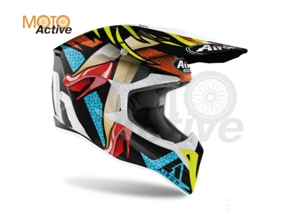 Кроссовый шлем Airoh Wraap Lollipop Gloss